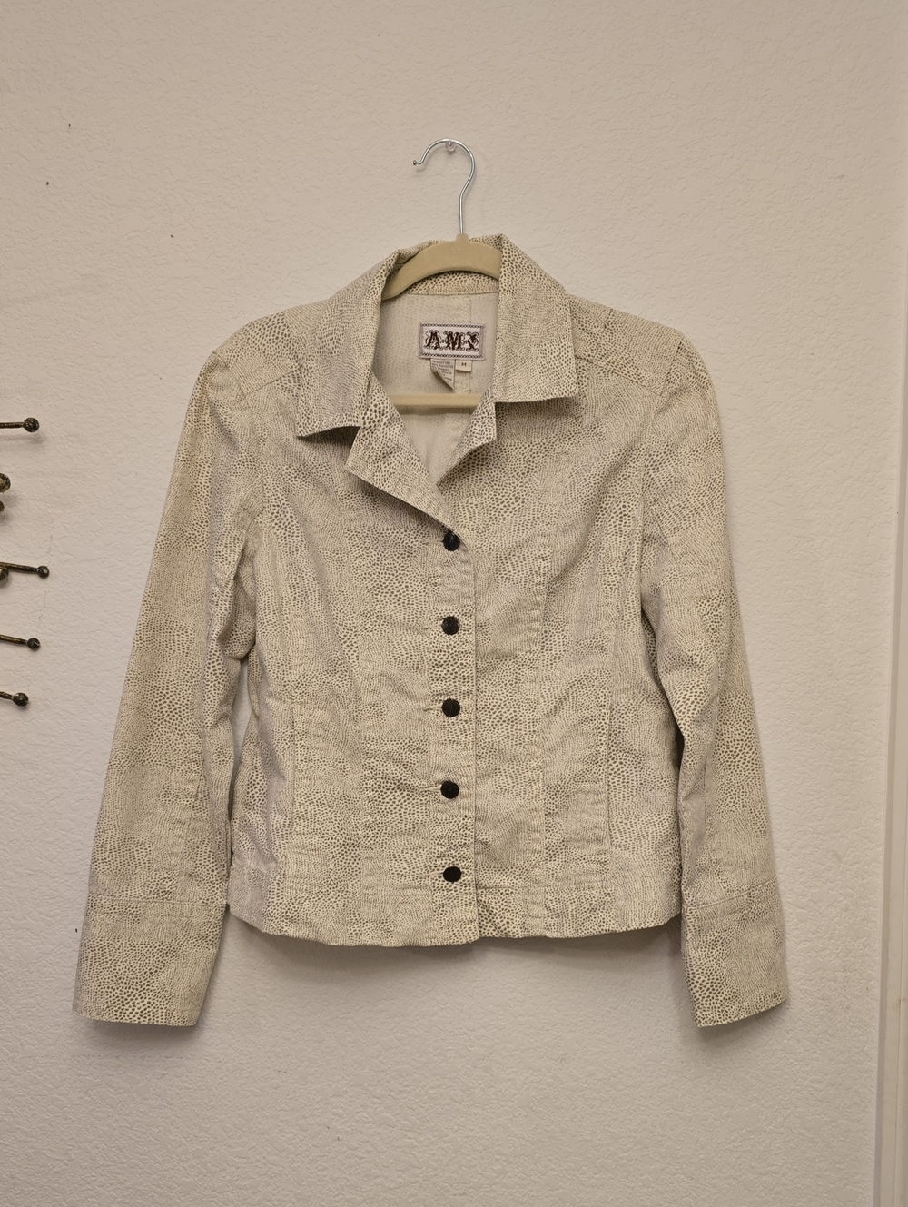 AMX Animal Print Short Jacket